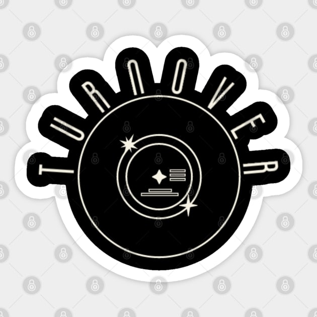 Turnover / Vinyl Records Style Sticker by GengluStore